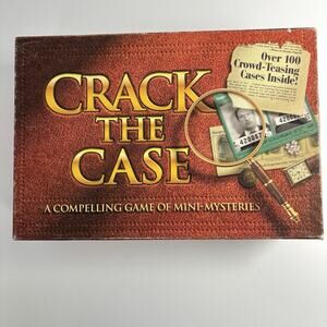 Vintage Crack the Case Game 1993 Milton Bradley Complete Mystery Party Fun